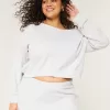 Easy Off-the-Shoulder Sweatshirt,Easy Off-the-Shoulder Sweatshirt