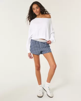 Easy Off-the-Shoulder Terry Sweatshirt,Easy Off-the-Shoulder Terry Sweatshirt
