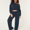 Easy Off-the-Shoulder Terry Sweatshirt,Easy Off-the-Shoulder Terry Sweatshirt