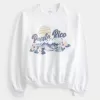Easy Puerto Rico Graphic Crew Sweatshirt,Easy Puerto Rico Graphic Crew Sweatshirt