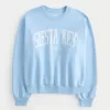 Easy Siesta Key Graphic Crew Sweatshirt,Easy Siesta Key Graphic Crew Sweatshirt