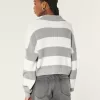Easy Stitchy Polo Sweater,Easy Stitchy Polo Sweater