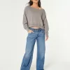 Easy Terry Off-the-Shoulder Sweatshirt,Easy Terry Off-the-Shoulder Sweatshirt