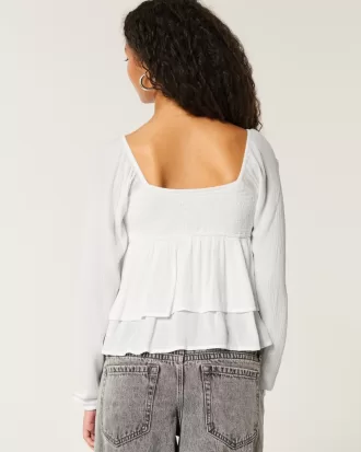 Easy Twist Bust Babydoll Top,Easy Twist Bust Babydoll Top