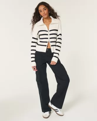 Easy Zip-Up Sweater,Easy Zip-Up Sweater