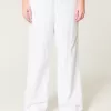 Eyelet Pull-On Baggy Pants,Eyelet Pull-On Baggy Pants