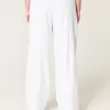 Eyelet Pull-On Baggy Pants,Eyelet Pull-On Baggy Pants