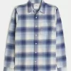 Flannel Button-Through Shirt,Flannel Button-Through Shirt