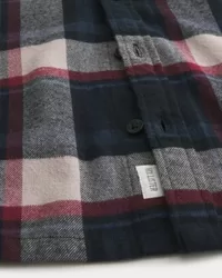Flannel Button-Through Shirt,Flannel Button-Through Shirt