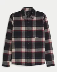 Flannel Button-Through Shirt,Flannel Button-Through Shirt