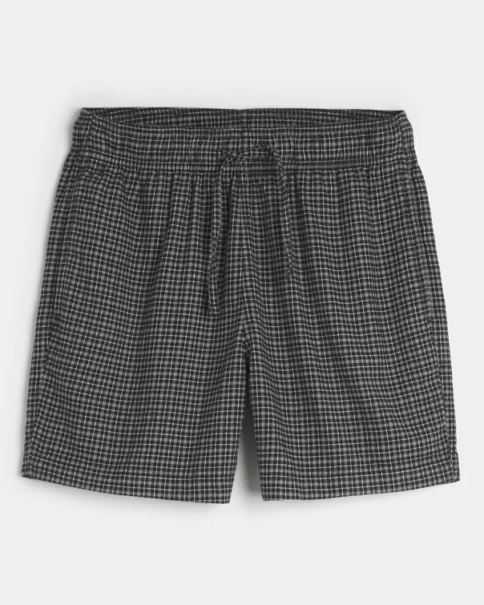 Flannel Sleep Shorts,Flannel Sleep Shorts