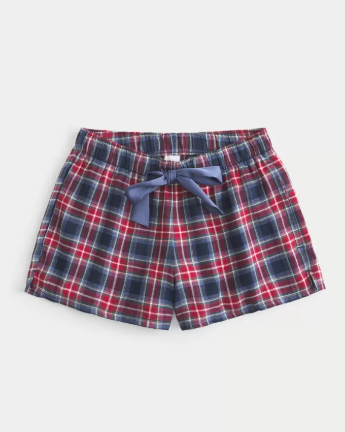 Flannel Tie Shorts,Flannel Tie Shorts