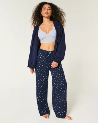 Floral Pattern Pajama Pants,Floral Pattern Pajama Pants