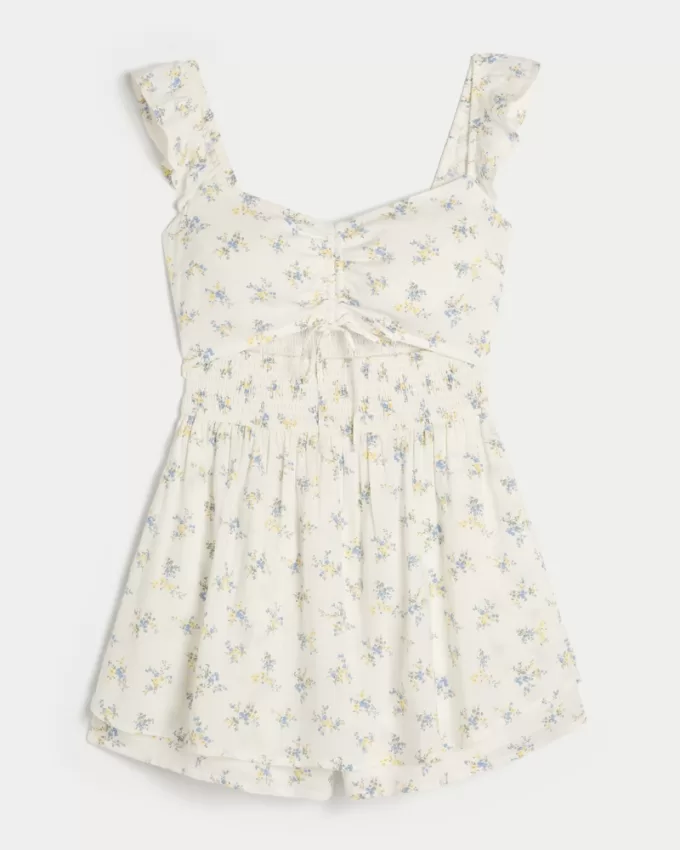 Flutter Sleeve Romper,Flutter Sleeve Romper