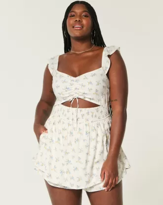 Flutter Sleeve Romper,Flutter Sleeve Romper