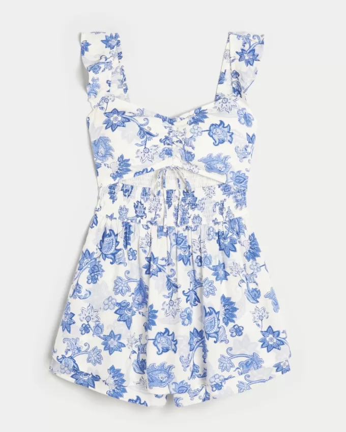 Flutter Sleeve Romper,Flutter Sleeve Romper