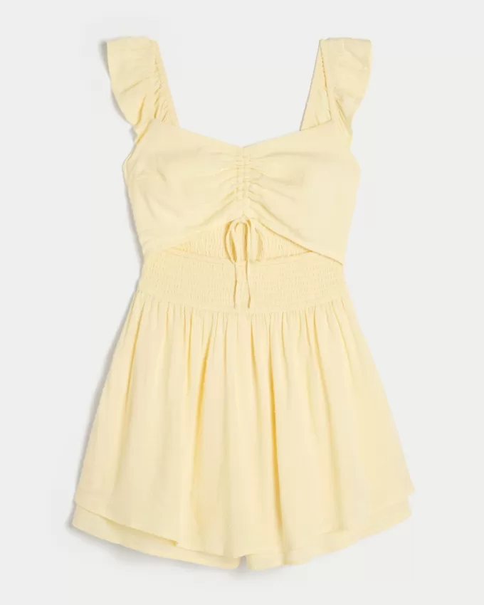 Flutter Sleeve Romper,Flutter Sleeve Romper