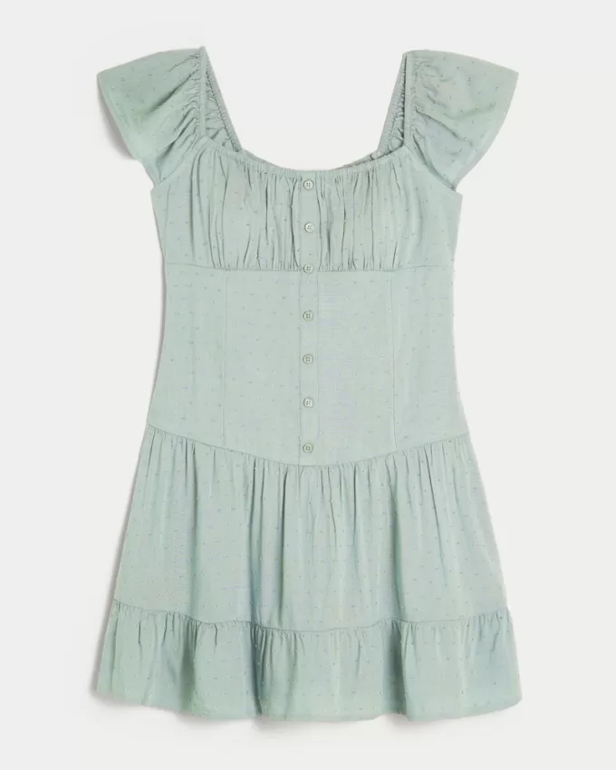 Flutter Sleeve Skort Dress,Flutter Sleeve Skort Dress