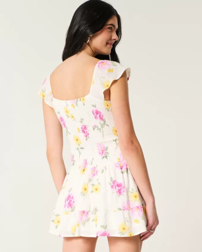 Flutter Sleeve Skort Dress,Flutter Sleeve Skort Dress