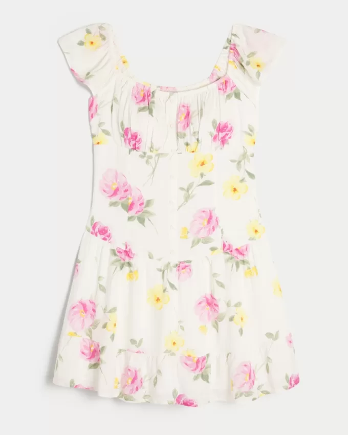 Flutter Sleeve Skort Dress,Flutter Sleeve Skort Dress