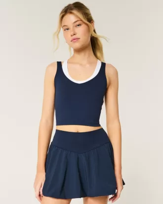 Gilly Hicks Active Boost Layered Plunge Tank,Gilly Hicks Active Boost Layered Plunge Tank