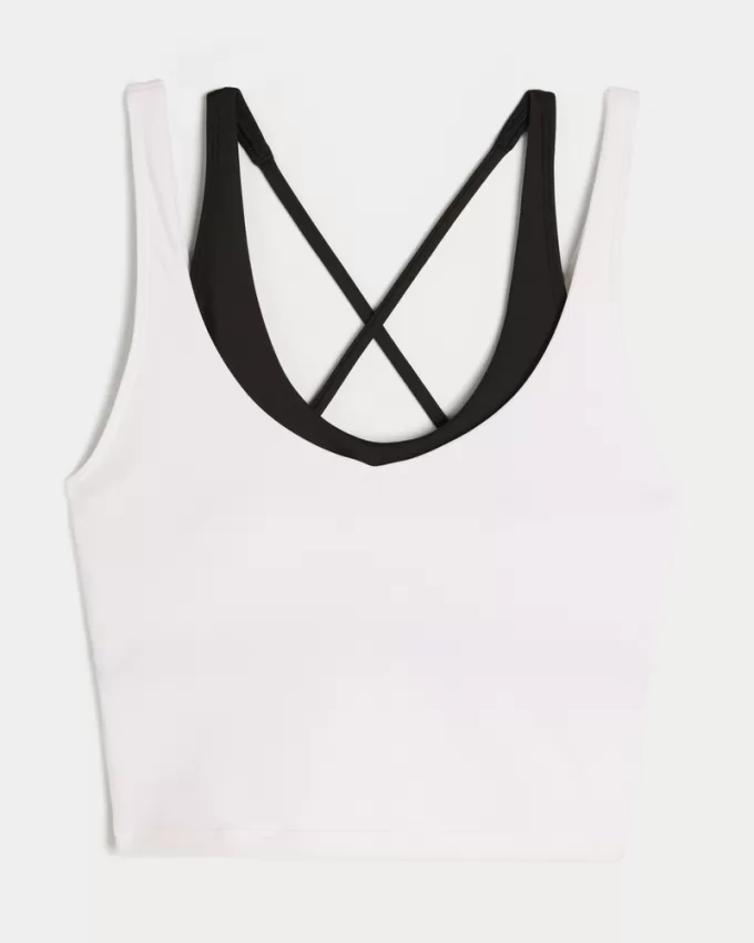 Gilly Hicks Active Boost Layered Plunge Tank,Gilly Hicks Active Boost Layered Plunge Tank