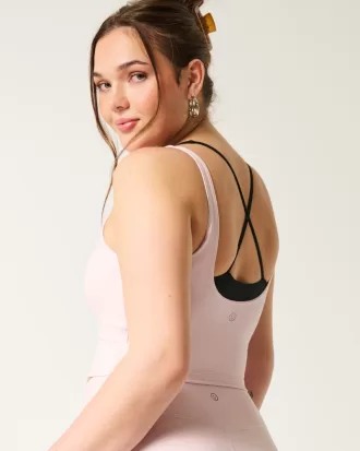 Gilly Hicks Active Boost Layered Plunge Tank,Gilly Hicks Active Boost Layered Plunge Tank