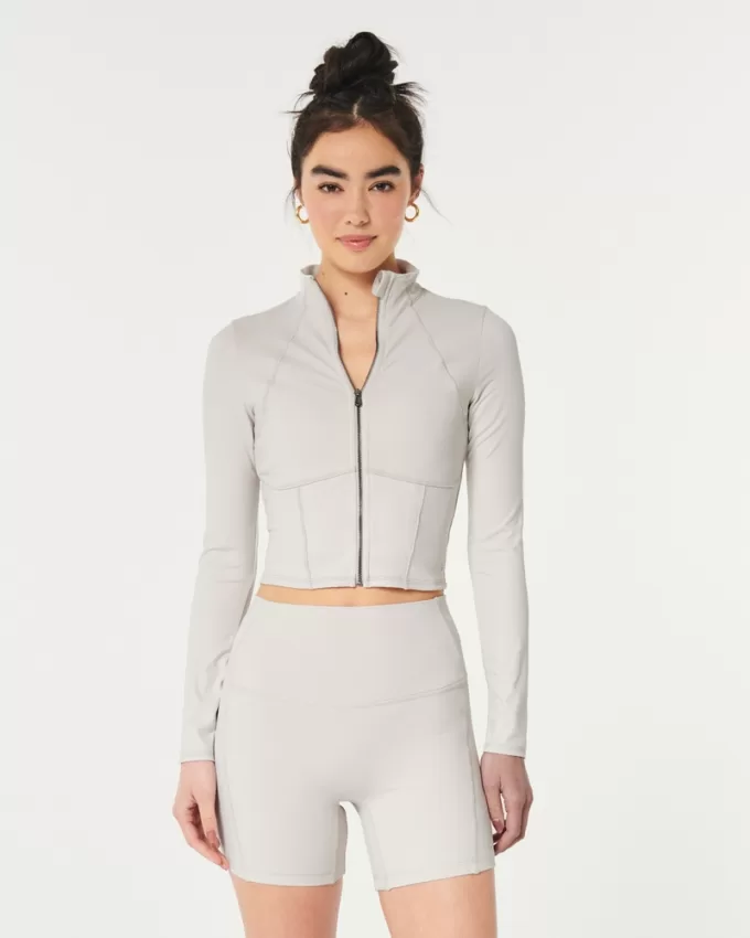 Gilly Hicks Active Boost Zip-Up Jacket,Gilly Hicks Active Boost Zip-Up Jacket Gilly Hicks Active Boost Zip-Up Jacket,Gilly Hicks Active Boost Zip-Up Jacket