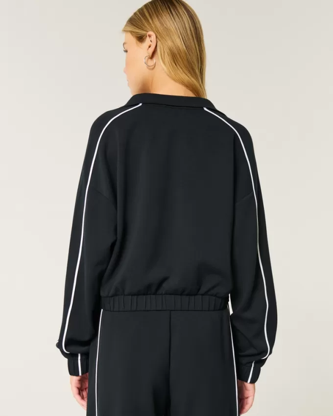 Gilly Hicks Active Cooldown Crop Track Jacket,Gilly Hicks Active Cooldown Crop Track Jacket