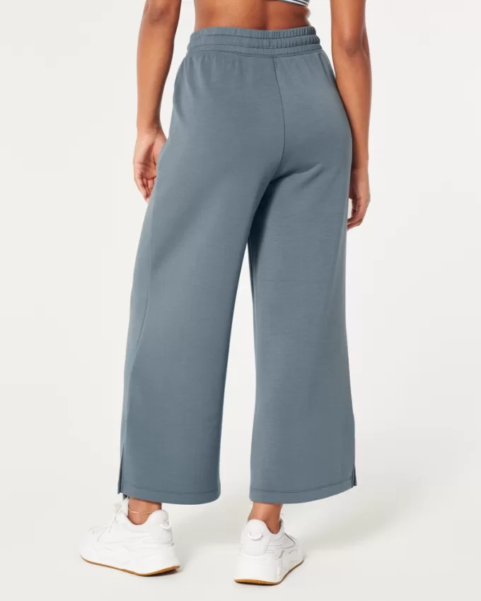 Gilly Hicks Active Cooldown Crop Wide-Leg Pants,Gilly Hicks Active Cooldown Crop Wide-Leg Pants