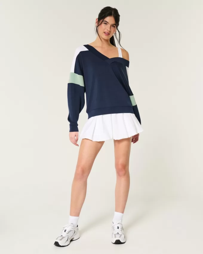 Gilly Hicks Active Cooldown Off-the-Shoulder Top,Gilly Hicks Active Cooldown Off-the-Shoulder Top