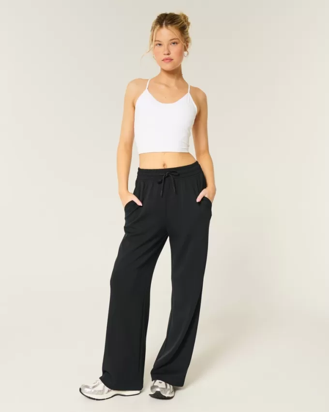 Gilly Hicks Active Cooldown Wide-Leg Pants,Gilly Hicks Active Cooldown Wide-Leg Pants