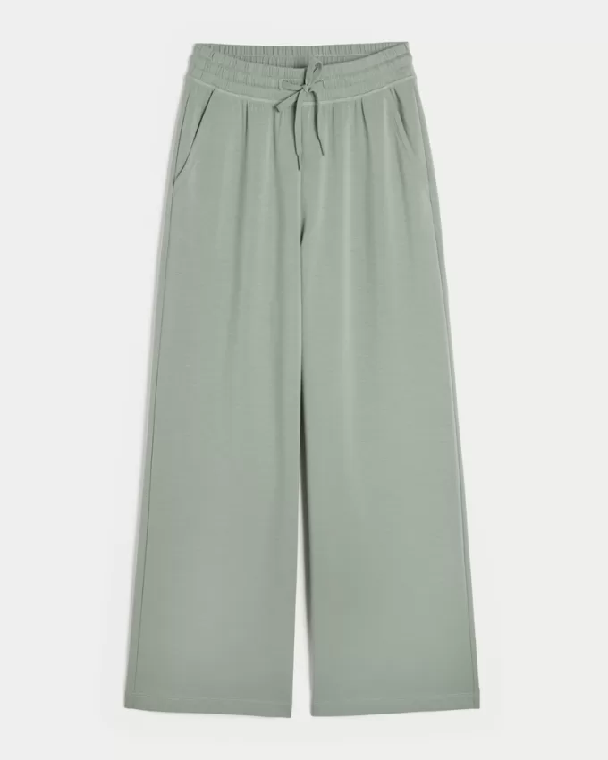 Gilly Hicks Active Cooldown Wide-Leg Pants,Gilly Hicks Active Cooldown Wide-Leg Pants