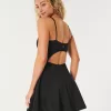 Gilly Hicks Active Cutout Back Skater Dress,Gilly Hicks Active Cutout Back Skater Dress