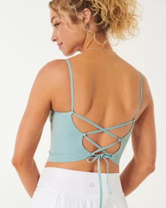 Gilly Hicks Active Energize Lace-Up Tank,Gilly Hicks Active Energize Lace-Up Tank