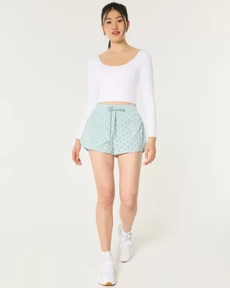 Gilly Hicks Active Eyelet Shorts,Gilly Hicks Active Eyelet Shorts