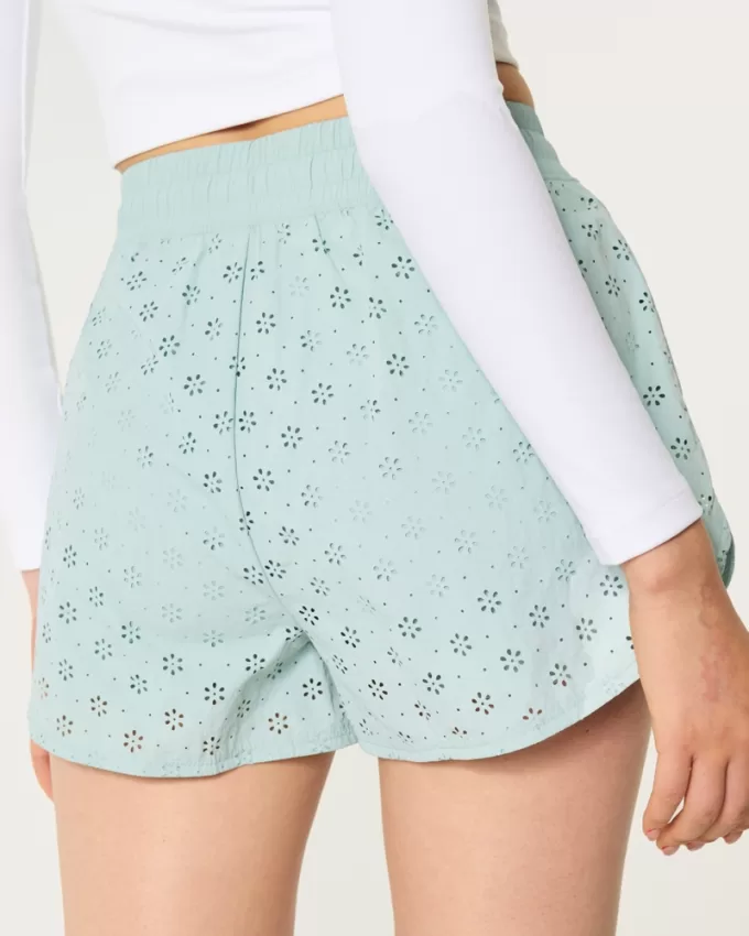 Gilly Hicks Active Eyelet Shorts,Gilly Hicks Active Eyelet Shorts