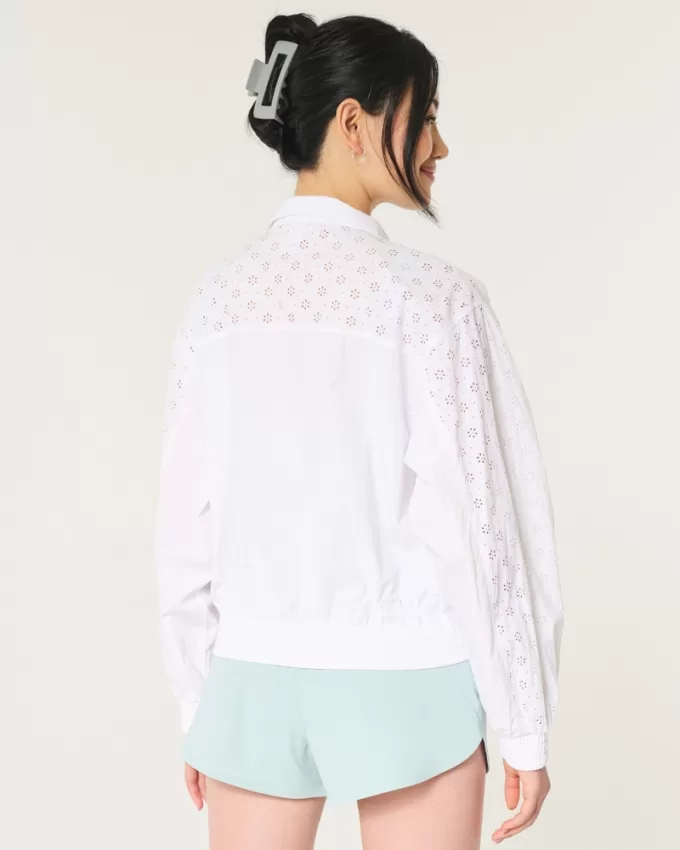 Gilly Hicks Active Eyelet Windbreaker,Gilly Hicks Active Eyelet Windbreaker Gilly Hicks Active Eyelet Windbreaker,Gilly Hicks Active Eyelet Windbreaker