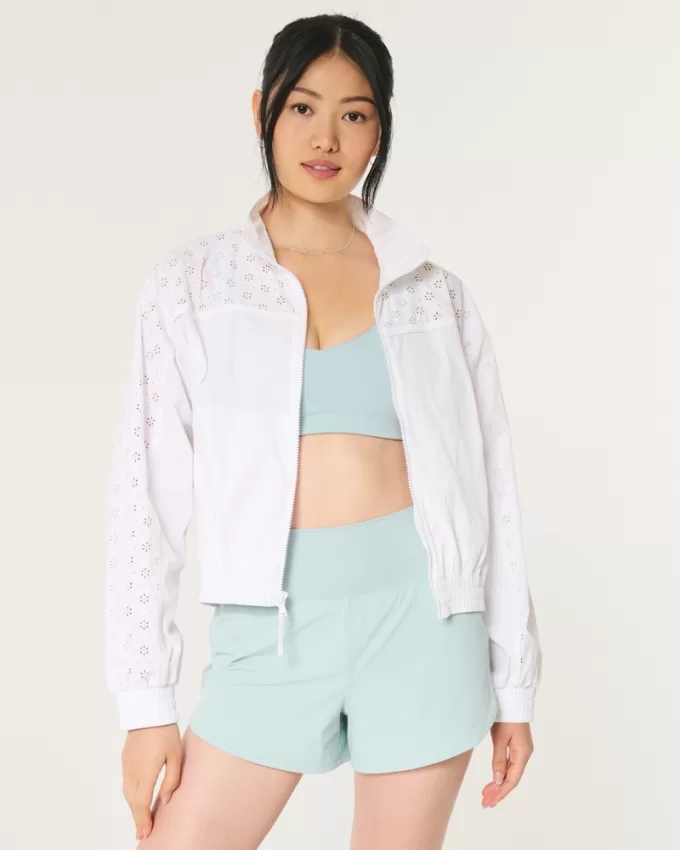 Gilly Hicks Active Eyelet Windbreaker,Gilly Hicks Active Eyelet Windbreaker Gilly Hicks Active Eyelet Windbreaker,Gilly Hicks Active Eyelet Windbreaker