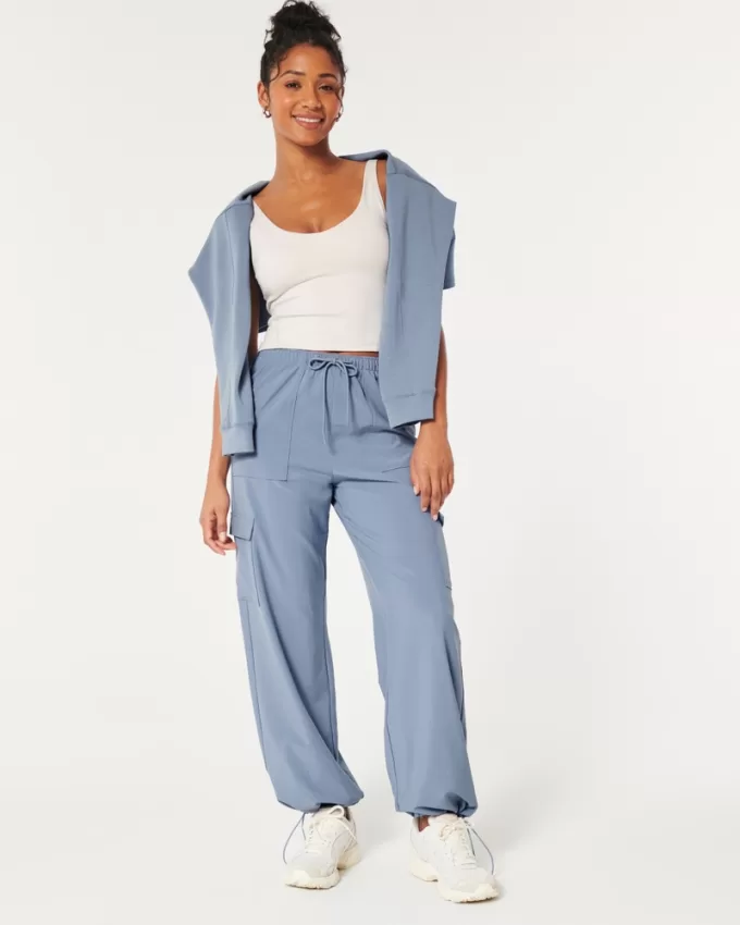 Gilly Hicks Active Mid-Rise Parachute Pants,Gilly Hicks Active Mid-Rise Parachute Pants