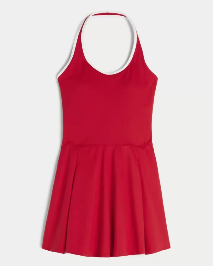 Gilly Hicks Active Pleated Halter Dress,Gilly Hicks Active Pleated Halter Dress