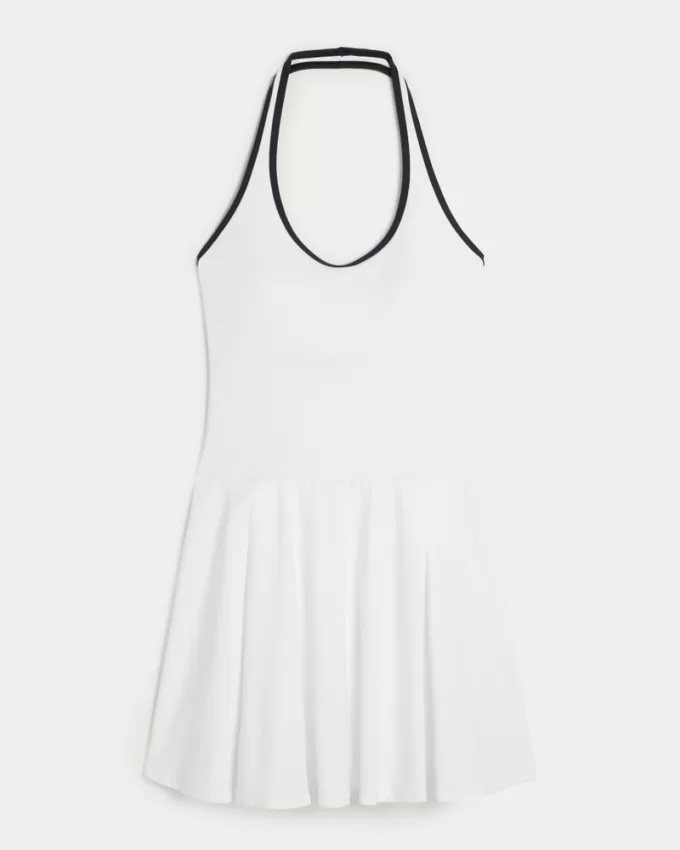Gilly Hicks Active Pleated Halter Dress,Gilly Hicks Active Pleated Halter Dress