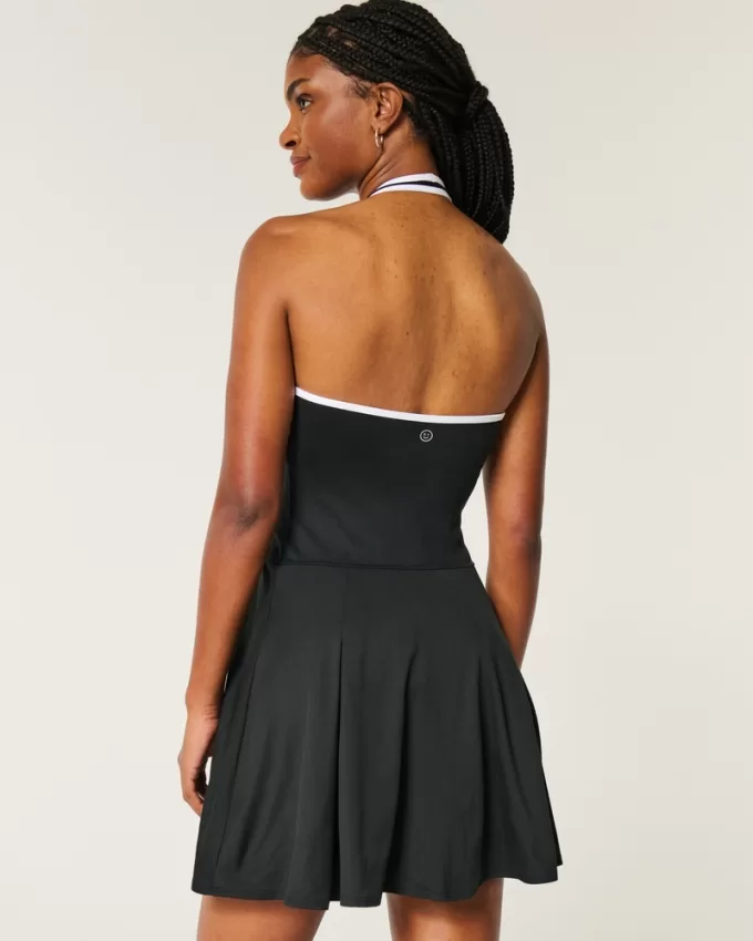 Gilly Hicks Active Pleated Halter Dress,Gilly Hicks Active Pleated Halter Dress