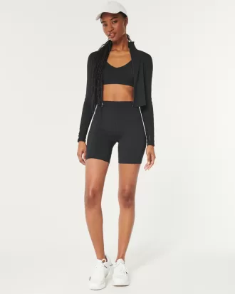 Long-Sleeve Chicago Graphic Notch-Neck Baby Tee,Long-Sleeve Chicago Graphic Notch-Neck Baby Tee