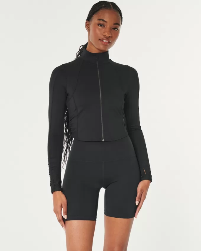 Long-Sleeve Chicago Graphic Notch-Neck Baby Tee,Long-Sleeve Chicago Graphic Notch-Neck Baby Tee