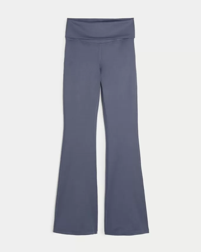 Gilly Hicks Active Recharge Foldover Waist Flare Leggings,Gilly Hicks Active Recharge Foldover Waist Flare Leggings