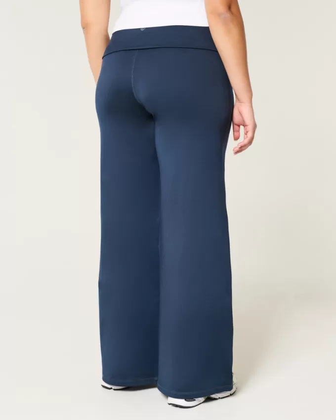 Gilly Hicks Active Recharge Foldover Waist Wide-Leg Pants,Gilly Hicks Active Recharge Foldover Waist Wide-Leg Pants