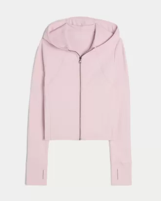 Gilly Hicks Active Recharge Hooded Crop Zip-Up Top,Gilly Hicks Active Recharge Hooded Crop Zip-Up Top Gilly Hicks Active Recharge Hooded Crop Zip-Up Top,Gilly Hicks Active Recharge Hooded Crop Zip-Up Top