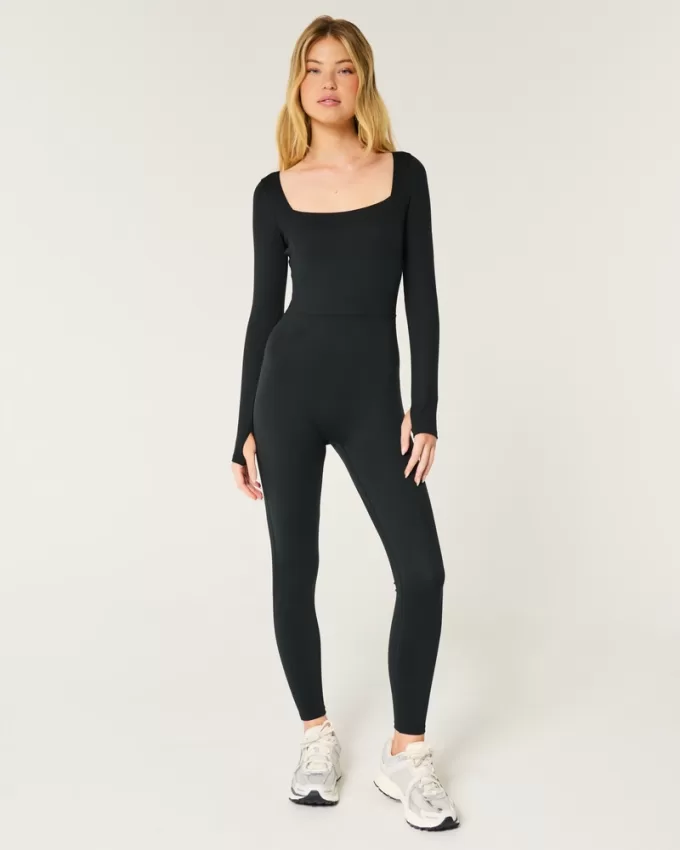 Gilly Hicks Active Recharge Long-Sleeve Onesie,Gilly Hicks Active Recharge Long-Sleeve Onesie