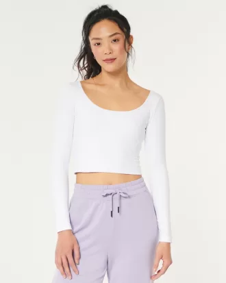 Gilly Hicks Active Recharge Long-Sleeve Top,Gilly Hicks Active Recharge Long-Sleeve Top